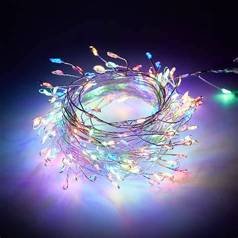 Guirlande luciole multicolore décoration jardin