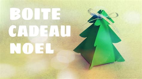 boîte sapin de Noël en papier