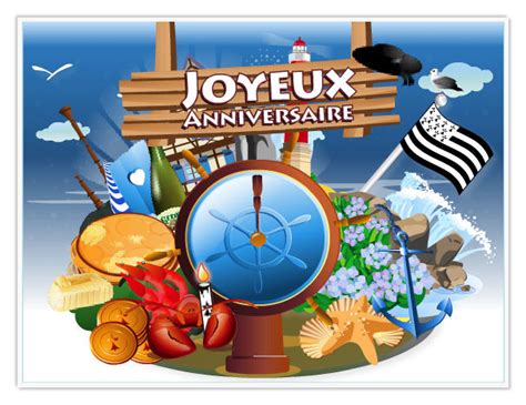 Carte anniversaire bretonne animée