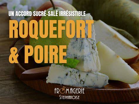 Accord poire vanille fromage doux