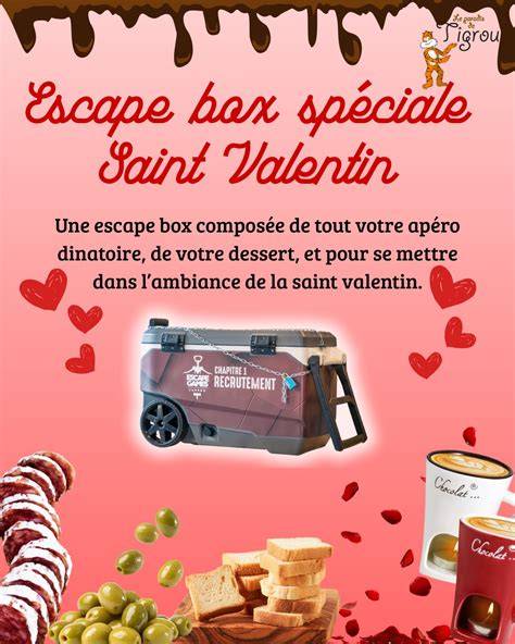Box dînatoire Saint-Valentin pour deux