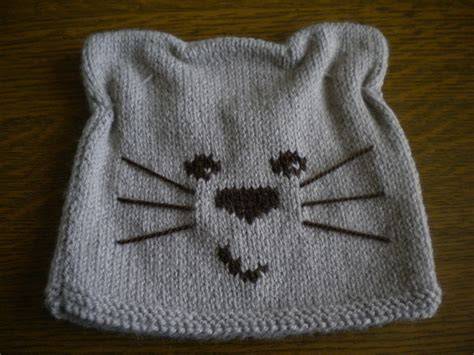 Bonnet chat tricot polar esprit carnaval
