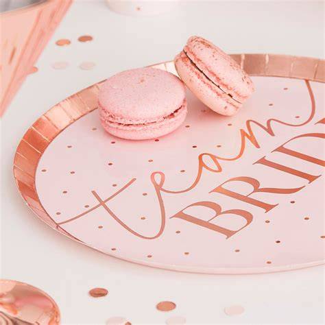 Décoration de table EVJF rose gold