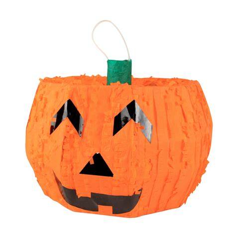 Piñata citrouille Halloween en papier mâché