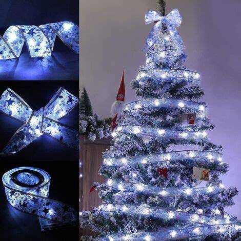 Guirlande LED 100 mètres sapin jardin