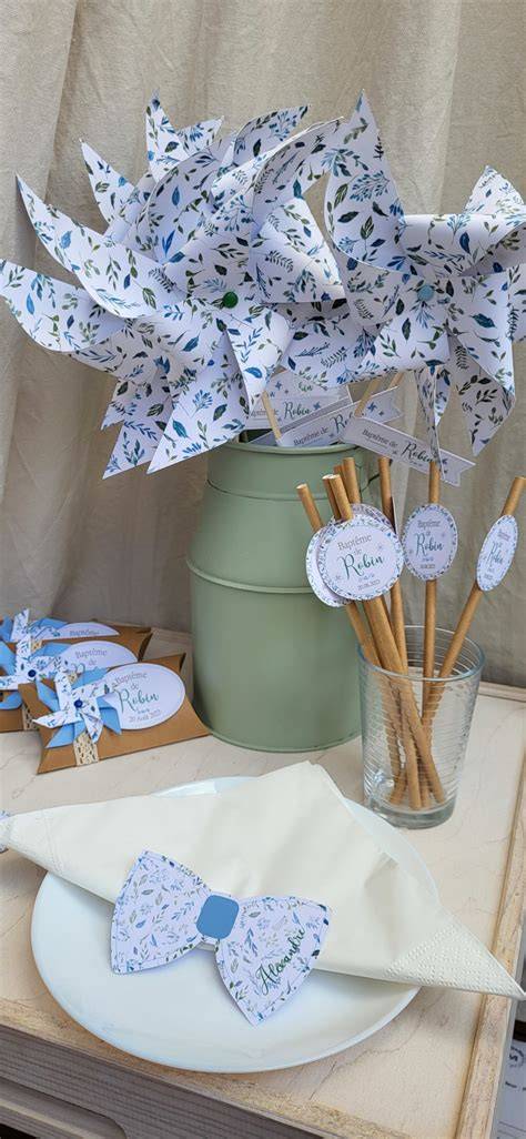 Échantillons papier bleu gris communion