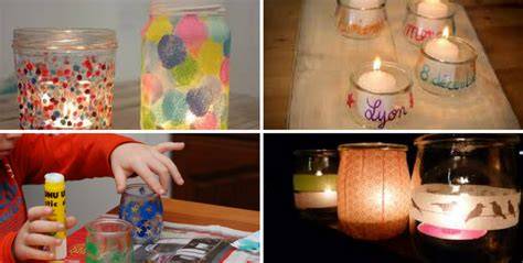 Fabrication de lumignons en papier enfants