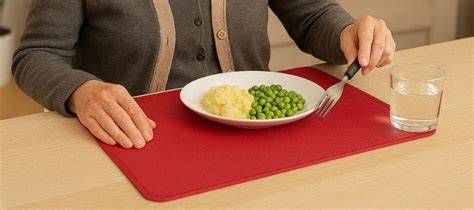 Set de table antidérapant repas senior