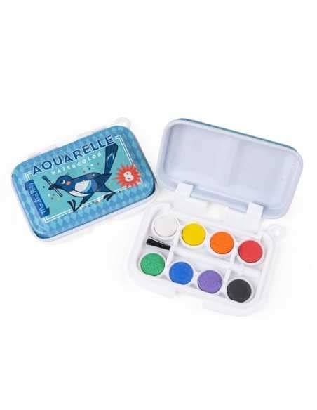 Palette pastel aquarelle pour papeterie