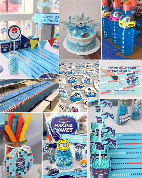 theme natation decoration bol d’eau