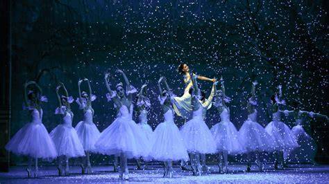 Boules de neige et scène de ballet