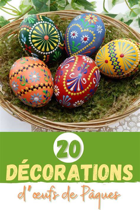 échantillon de décorations œufs pâques