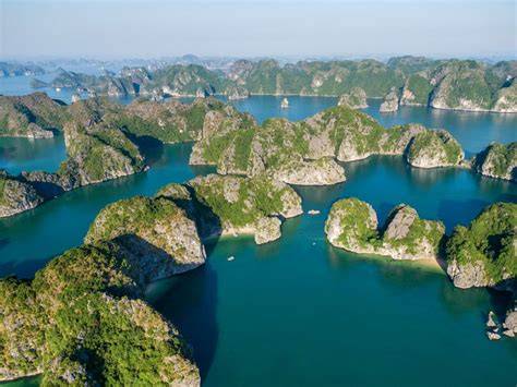 vue panoramique baie Lan Ha Vietnam