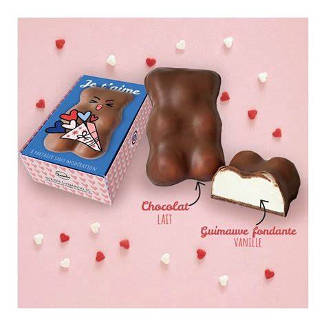 cœur coffret guimauve Saint-Valentin