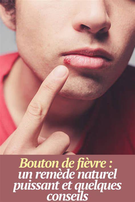 Glaçons contre le bouton de fièvre