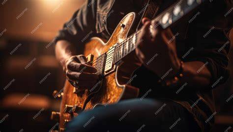 Guitariste jouant sur scène
