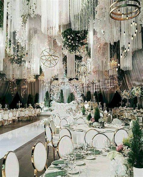 conceptual wedding venue decoration map