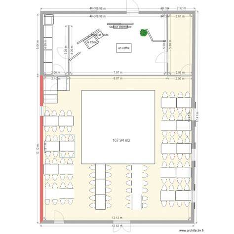 plan et architecture salle des fêtes Pierre-Tristani