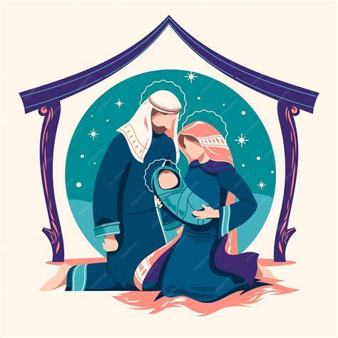 crèche santons Vercors illustration collective