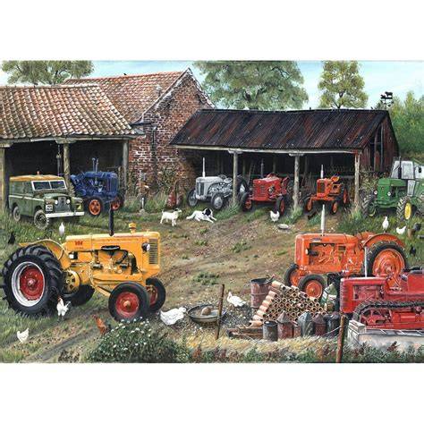 puzzle tracteurs MF 1000 pièces