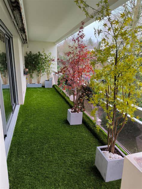 Décorations extérieures avec plantes artificielles