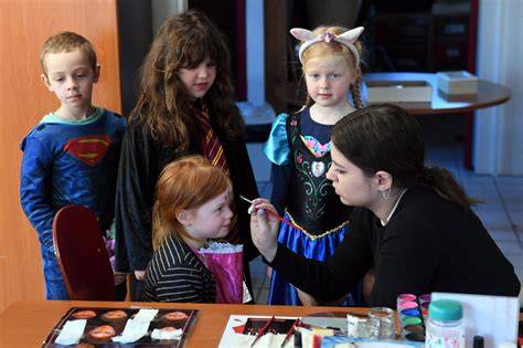 fête de carnaval en famille