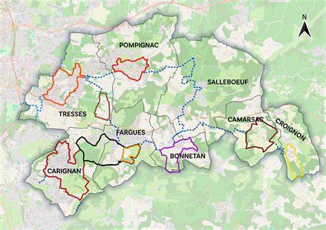 Plan des itinéraires et zones de sécurité autour du parc de l'Étoile