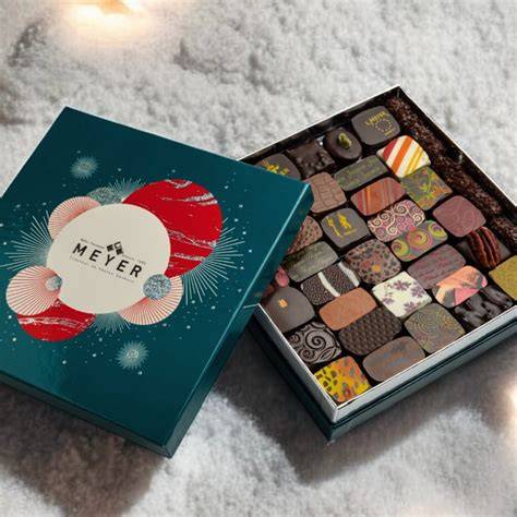 Chocolats artisanaux et emballage élégant