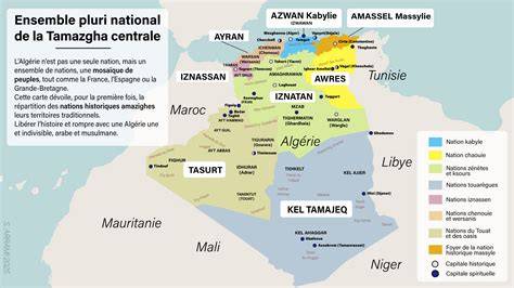 carte des celebrations amazighes