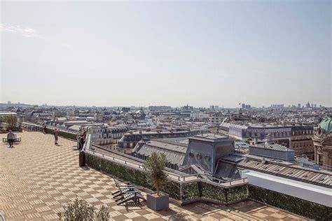Vue panoramique rooftop Galeries Lafayette Paris Haussmann